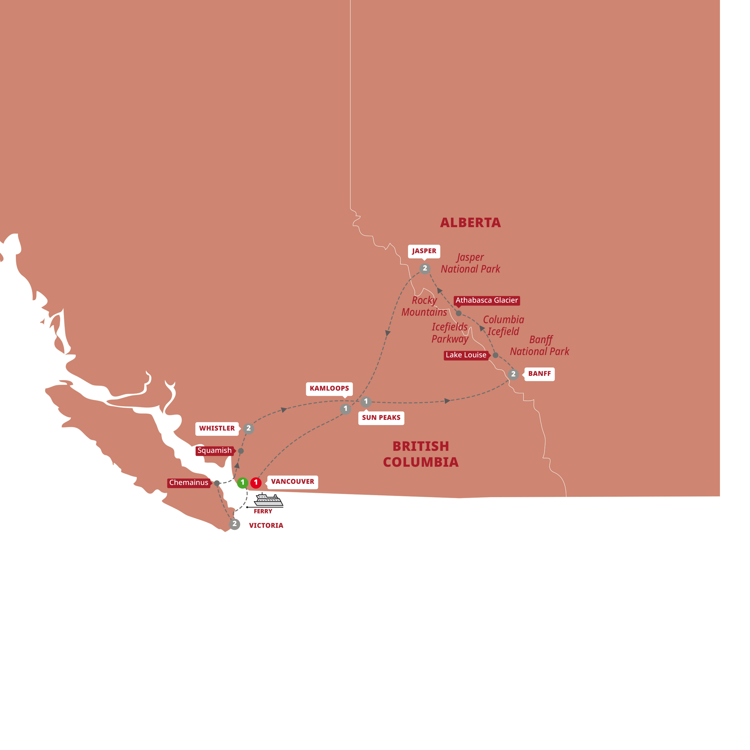 Iconic Rockies and Western Canada 2024 Trafalgar