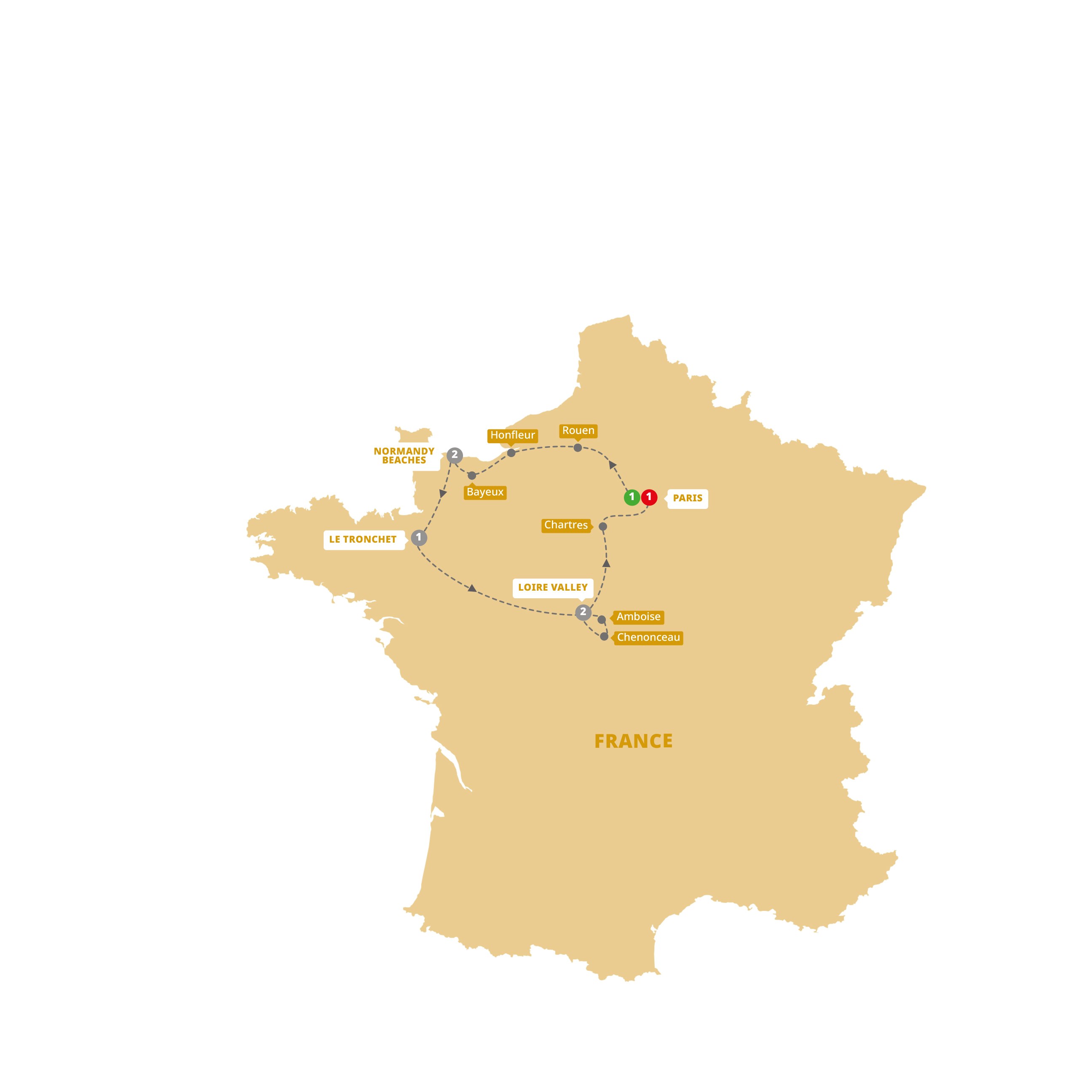 The Treasures of France & Normandy Tour 2023 Trafalgar