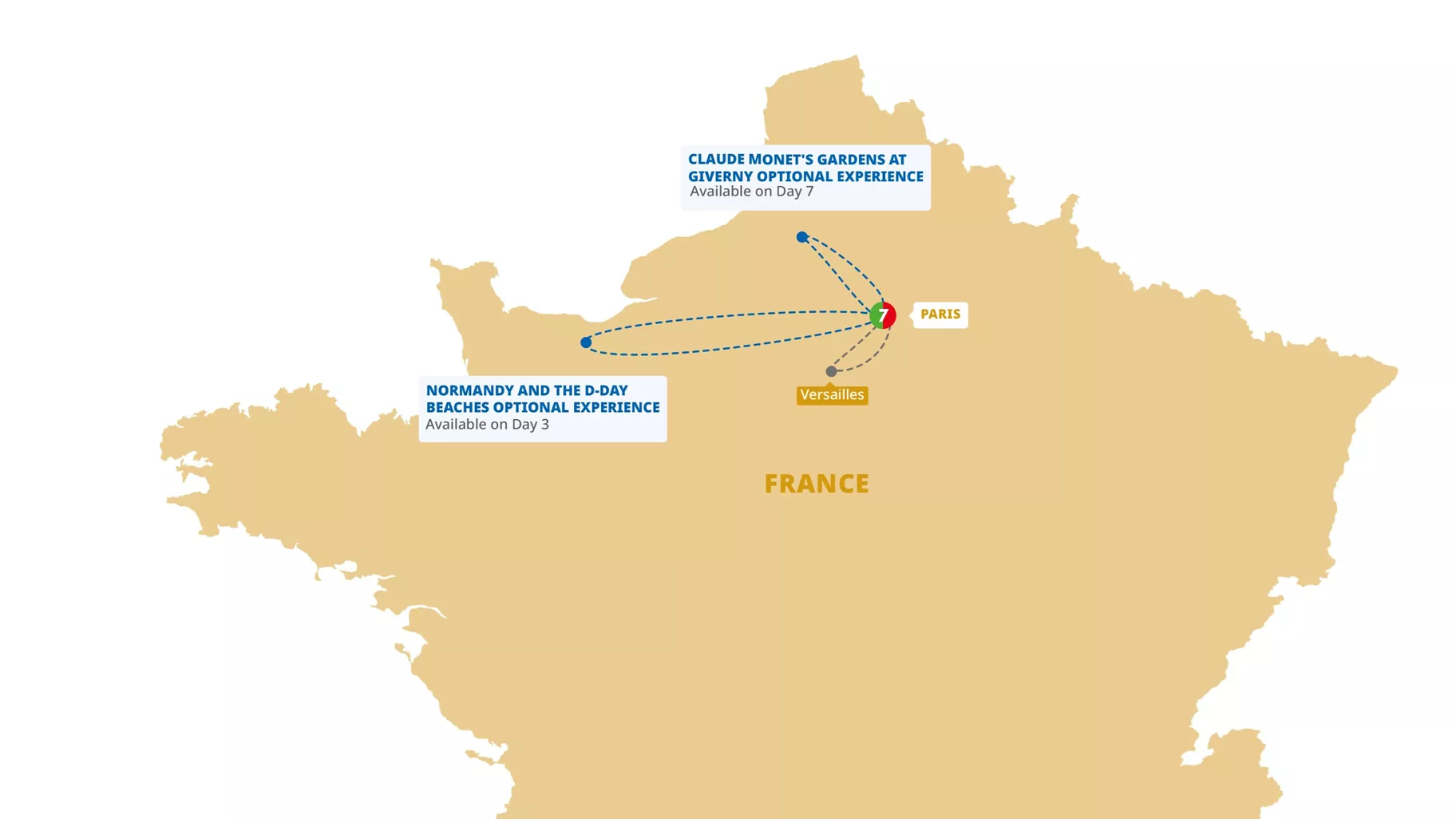 Paris Explorer Guided Tour Map