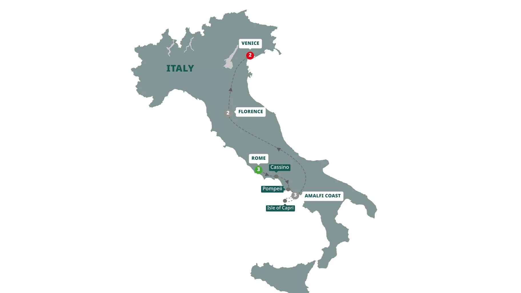 Italian Concerto Guided Tour Map