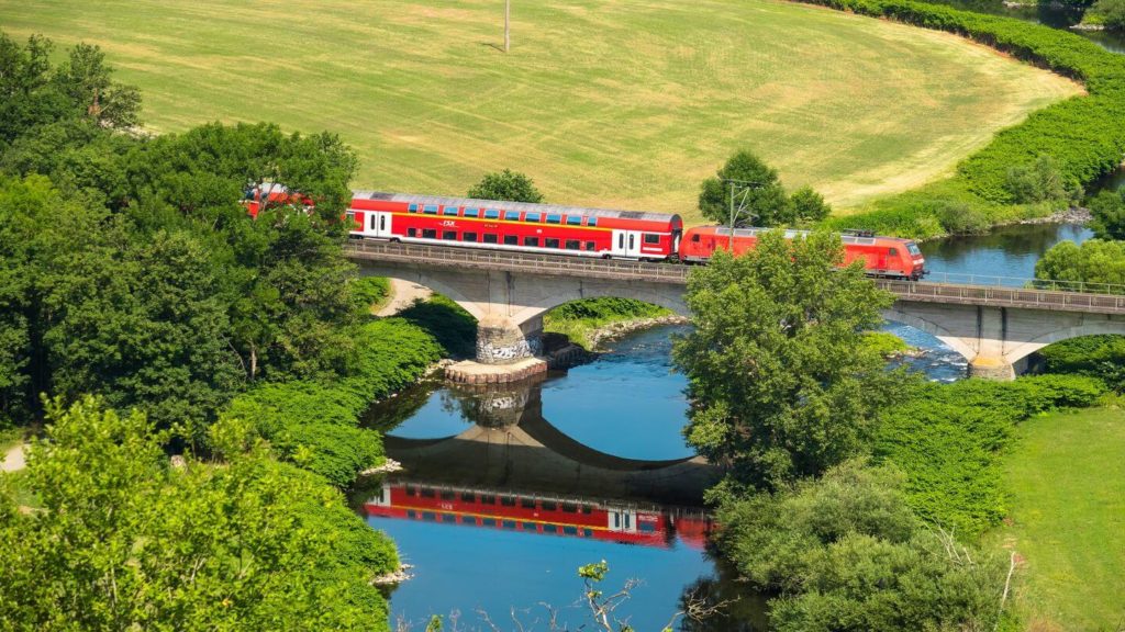 switzerland scenery train