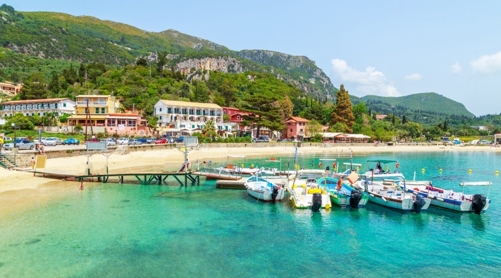 Beach in Corfu perfect for Mum and Daughter getaway
