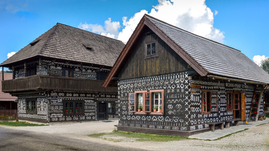 Visit Slovakia to see the Cicmany traditional houses