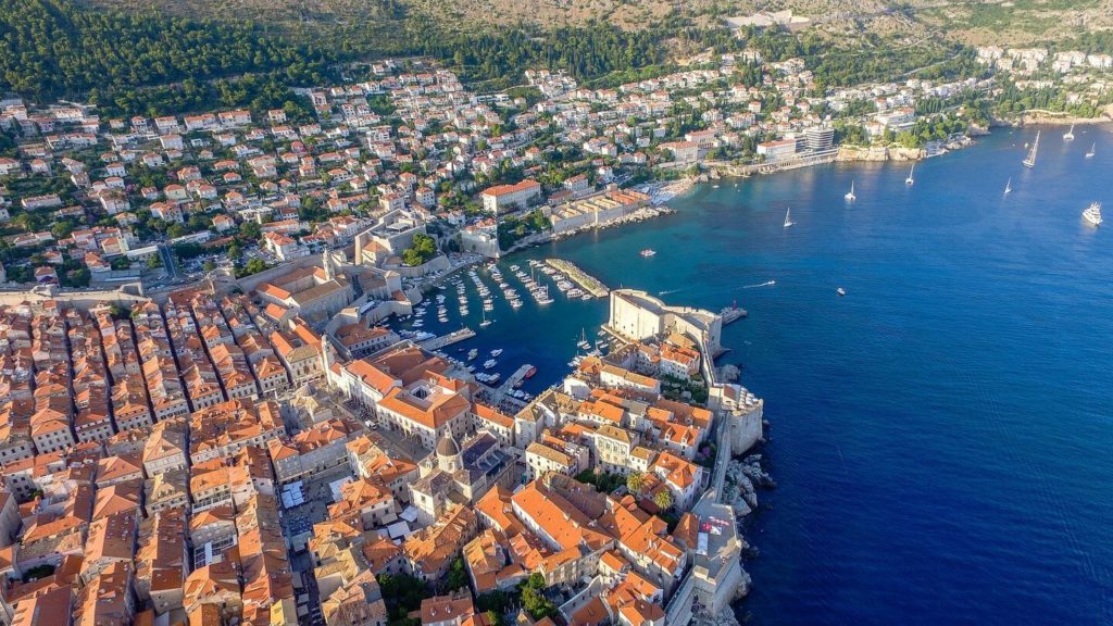 aerial view Dubrovnik Croatia overtourism destinations
