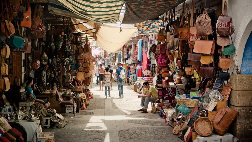 souk traditional market Morocco