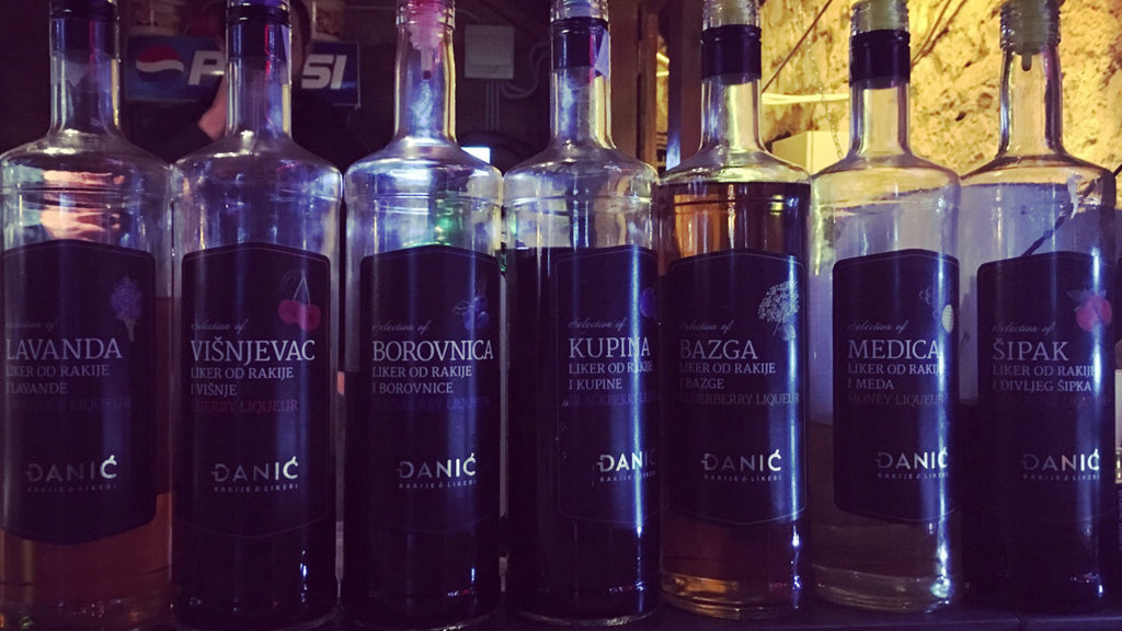 Various Falvours of Rakija