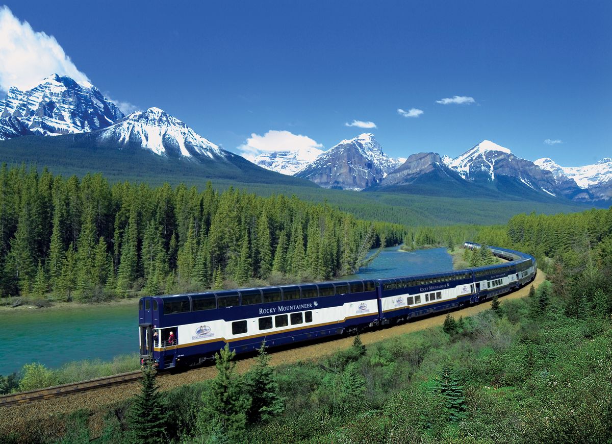 All aboard the Rocky Mountaineer, the luxury train ride through the Rockies