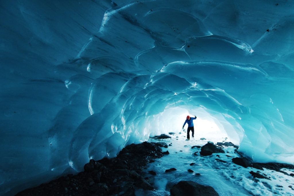 Alaska ice cave