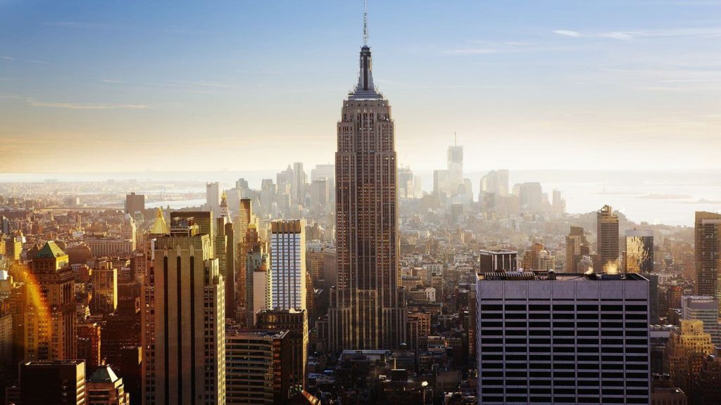 empire state building new york city skyline