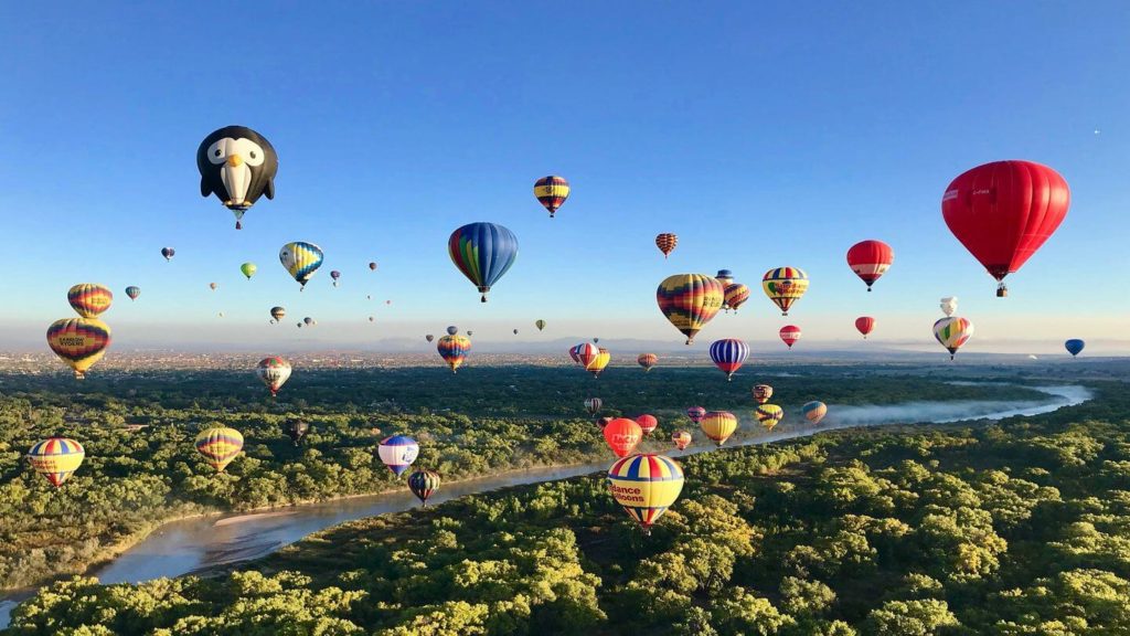 Albuquerque Balloon Fiesta USA travel in fall