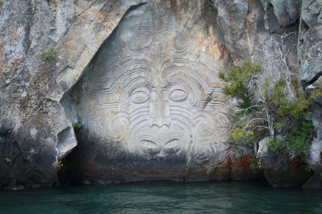 Maori culture, New zealand, Lake Taupo, Waikato