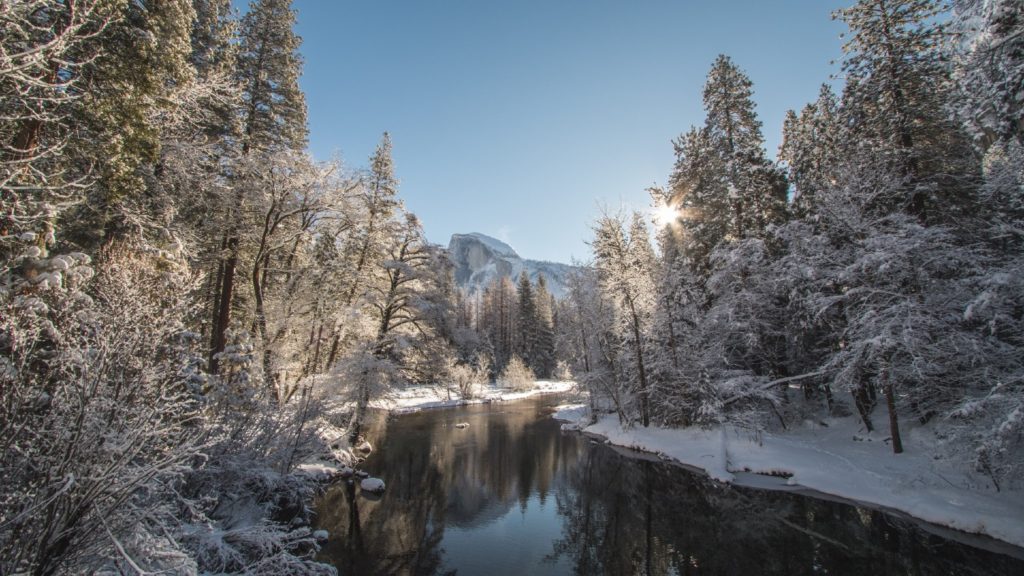 Yosemite National Park in winter