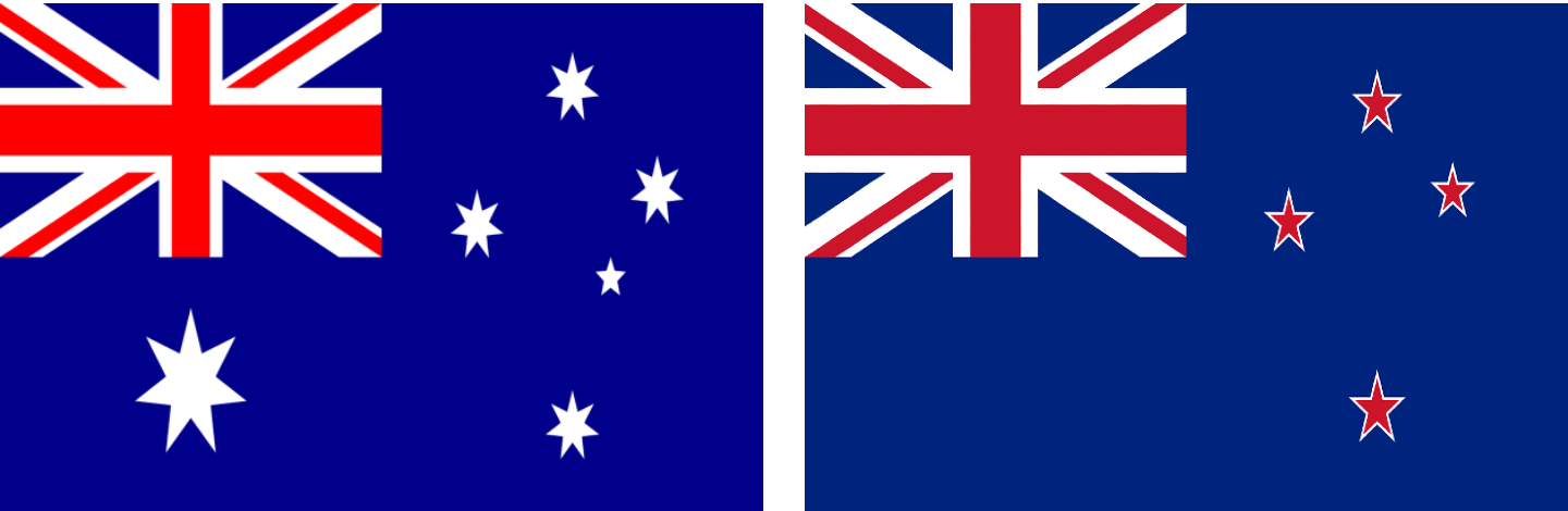 australia and new zealand flag stars