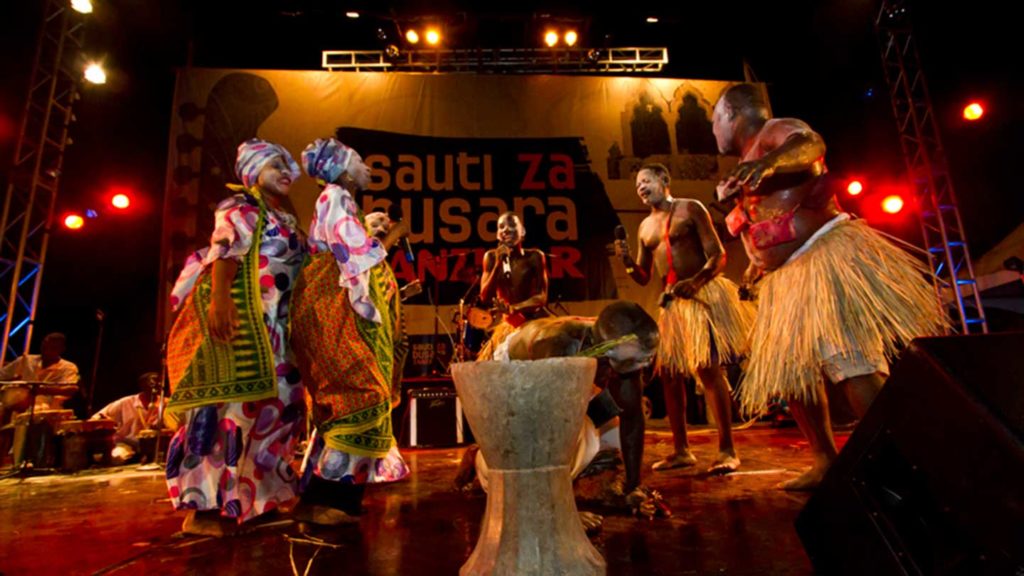 Sauti za Busara is a music festival in Zanzibar, Africa 