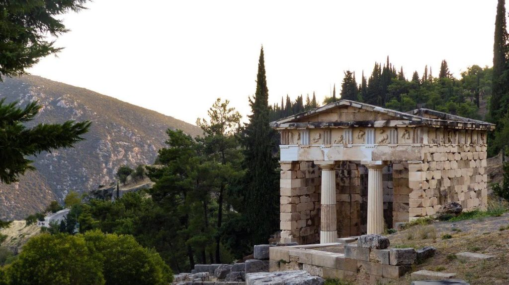 ancient ruins Delphi trip to Greece