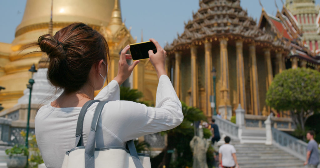 When wondering what to wear in Asia, keep your shoulders covered when you're visiting temples