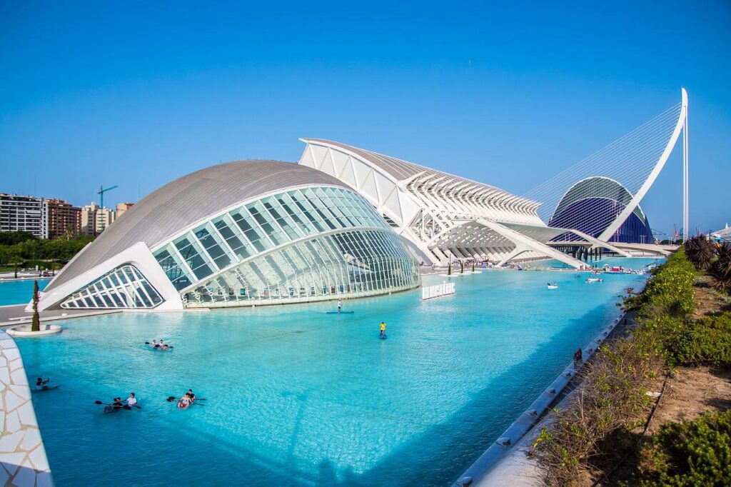 City of arts and sciences in Valencia