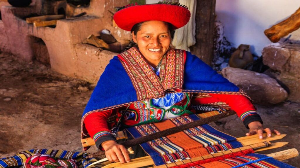 Peruvian traditional weaving