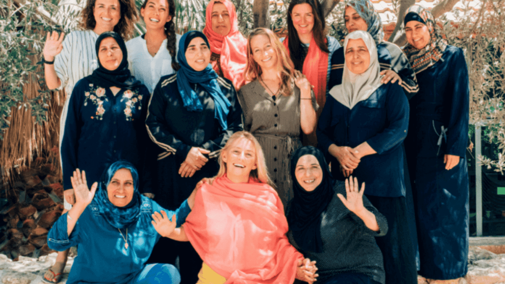 woman of the Iraq Al Amir Women's cooperative