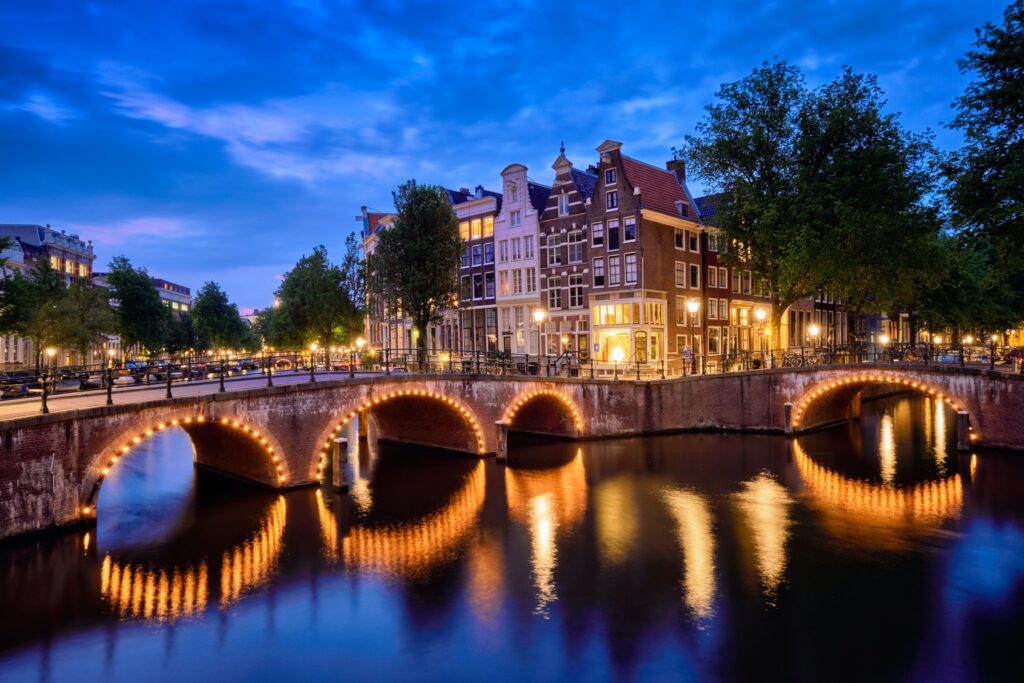 canals Amsterdam Netherlands