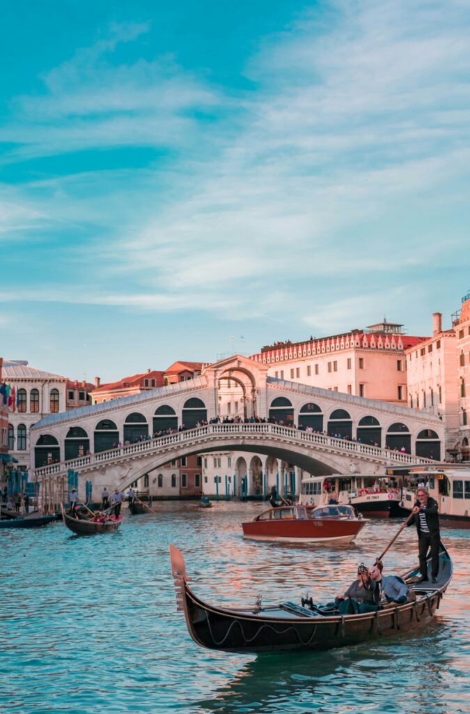 gondola ride Venice Italy